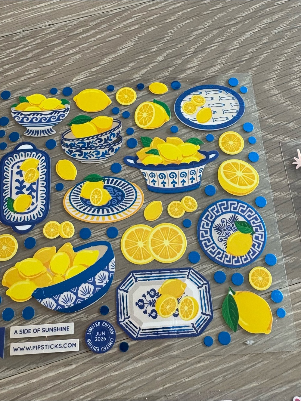 Colorful Poolside Summer Sticker Sheets - Yellow, Blue, Pink, Teal - Picture 8 of 11